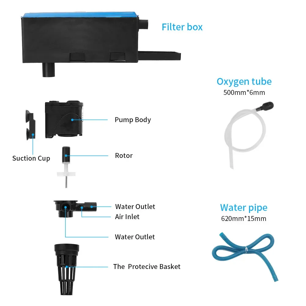 수중 펌프 여과 및 산소 상부 필터 수족관 액세서리,  - Reef Tank Filter 리뷰 및 가격