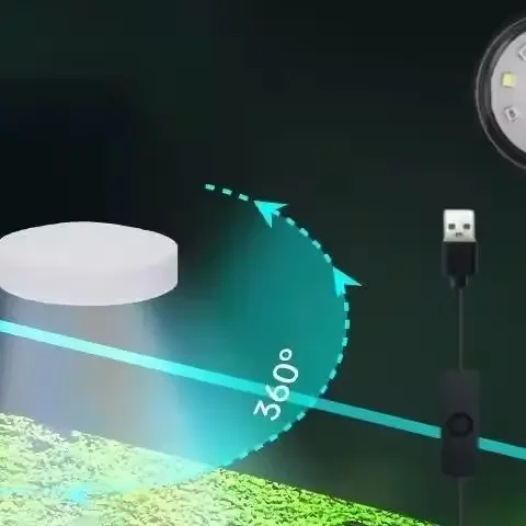 어항 조명 어댑터 포함 LED 클립 온 어항 조명, 소 - Ocean Aquarium 리뷰 및 가격