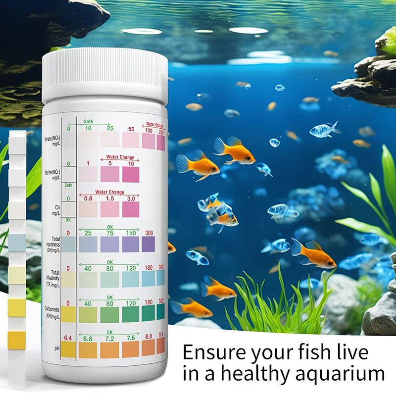 수족관 수질 테스트 스트립 8 in 1 광범위 테스트  - Reef Aquarium 리뷰 및 가격