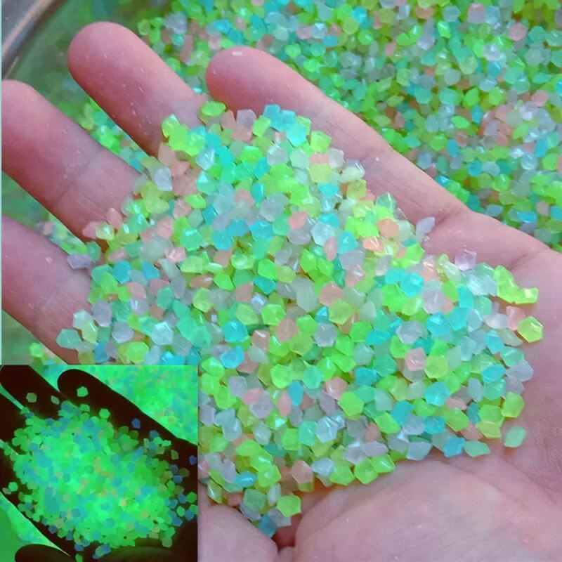 1000pcs 어두운 자갈 돌에 3-5mm 빛나는 모래 - Marine Fish Tank 리뷰 및 가격