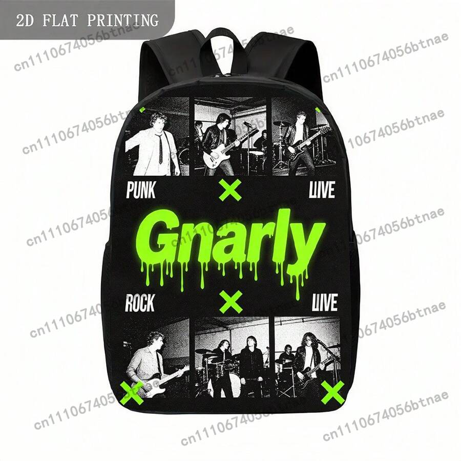 1pc Gnarly 펑크 록 라이브 밴드 그래픽 네온  - Live Rock 리뷰 및 가격
